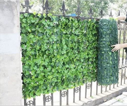 安裝仿真植物墻