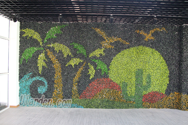 仿真植物墻效果圖