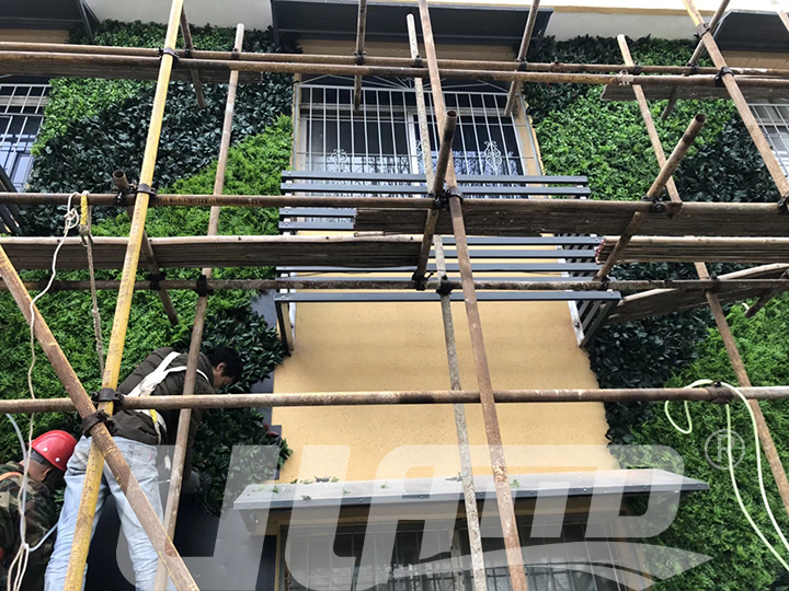 室外仿真植物墻