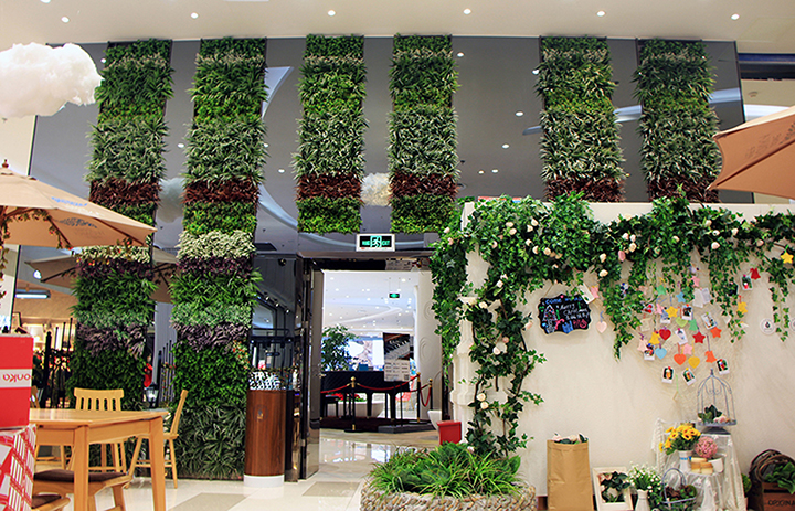 商場仿真植物墻
