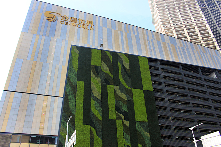 建筑外墻仿真植物墻