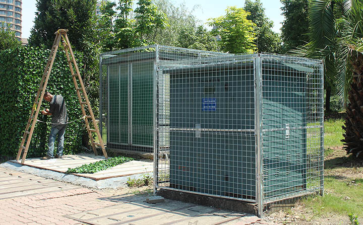 室外市政變電箱裝飾前