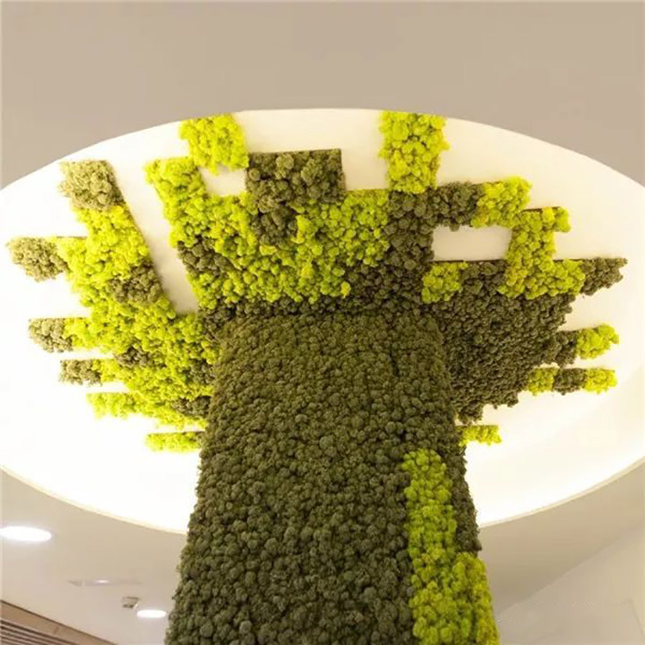 永生苔蘚裝飾柱子