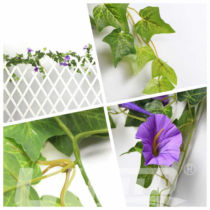 仿真牽牛花藤條紫色