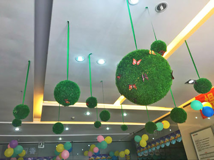 仿真草球吊頂