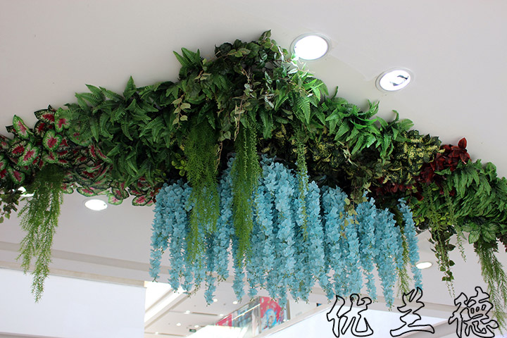 商場仿真植物吊頂