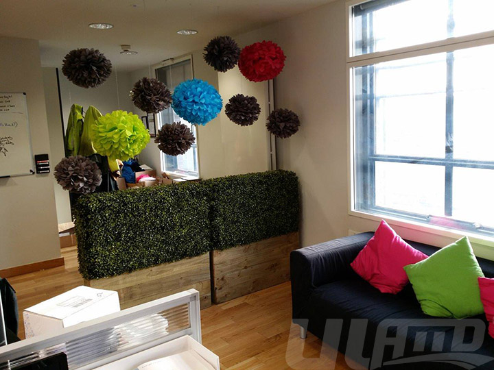 室內仿真植物屏風隔斷