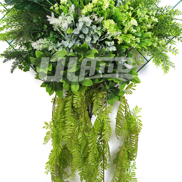 自制仿真植物壁掛局部細節圖