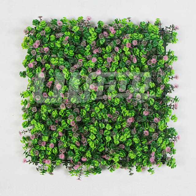 墻上仿真綠植A087粉色