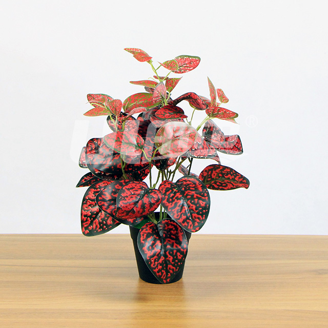仿真植物小盆栽蔫紅蘿紅色