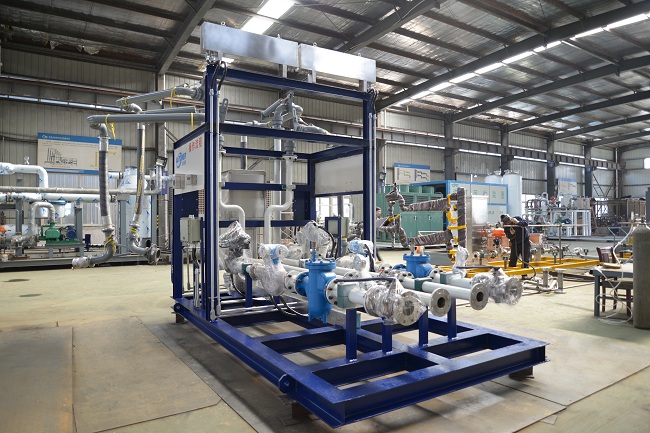 LNG氣化撬集氣化、調(diào)壓、加臭工藝于一體